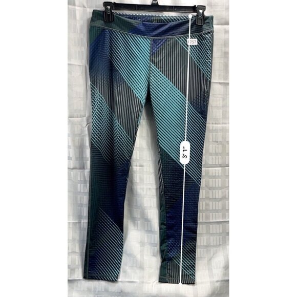 K’s More Leggings Womens Multicolor Striped Size 2XL - Picture 6 of 14